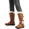 image:imageDREAM PAIRS Womens Knee High Boots Thick Faux Fur Lined Winter Snow Warm Boots with ZipperCamel
