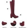 image:imageDREAM PAIRS Womens Knee High Stretchy Fashion BootsBurgundy