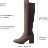 image:imageDREAM PAIRS Womens Knee High Stretchy Fashion BootsKhaki