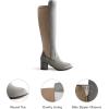 image:imageDREAM PAIRS Womens Knee High Stretchy Fashion BootsLightGrey