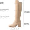 image:imageDREAM PAIRS Womens Knee High Stretchy Fashion BootsNudesuede