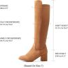 image:imageDREAM PAIRS Womens Knee High Stretchy Fashion BootsTansuede
