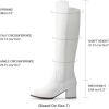 image:imageDREAM PAIRS Womens Knee High Stretchy Fashion BootsWhite