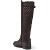 image:imageDREAM PAIRS Womens KneeHigh Boots Comfortable Chunky Block Heel Round Toe Side Zipper Riding Fashion Buckles Biker Motorcycle BootsBrown