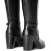 image:imageDREAM PAIRS Womens KneeHigh Boots Comfortable Chunky Block Heel Side ZipperBlackpu