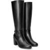 image:imageDREAM PAIRS Womens KneeHigh Boots Comfortable Chunky Block Heel Side ZipperBlackpu