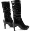 image:imageDREAM PAIRS Womens Mid Calf Boots High Heels Pointed Toe Zip Fashion Dressy BootBlack