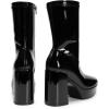 image:imageDREAM PAIRS Womens Mid Calf Gogo Boots Platform High Chunky Block Heel Square Toe Ankle BootsBlackpat