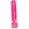 image:imageDREAM PAIRS Womens Mid Calf Gogo Boots Platform High Chunky Block Heel Square Toe Ankle BootsHot Pinkpat