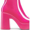 image:imageDREAM PAIRS Womens Platform Gogo Ankle Boots High Chunky Block Heel Square Toe Booties ShoesHot Pinkpat
