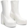 image:imageDREAM PAIRS Womens Platform Gogo Ankle Boots High Chunky Block Heel Square Toe Booties ShoesWhite