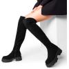 image:imageDREAM PAIRS Womens Platform Over The Knee Boots Lug Sole Round Toe Thigh High Long Chunky Block Heels Fall BootsBlacksuede