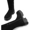 image:imageDREAM PAIRS Womens Platform Over The Knee Boots Lug Sole Round Toe Thigh High Long Chunky Block Heels Fall BootsBlacksuede