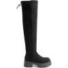 image:imageDREAM PAIRS Womens Platform Over The Knee Boots Lug Sole Round Toe Thigh High Long Chunky Block Heels Fall BootsBlacksuede