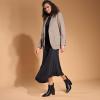 image:imageDREAM PAIRS Womens Retro Elastic Chelsea Ankle Boots Fashion Low Chunky Block Heel Pointed Toe Fall Heeled Booties ShoesBlackpu
