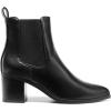 image:imageDREAM PAIRS Womens Retro Elastic Chelsea Ankle Boots Fashion Low Chunky Block Heel Pointed Toe Fall Heeled Booties ShoesBlackpu