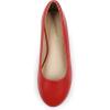 image:imageDREAM PAIRS Womens SoleSimple Wide Width Flats Ballerina Walking Flats Comfortable Slip on ShoesRedpu1