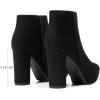 image:imageDREAM PAIRS Womens Stomp High Heel Ankle BootsBlack