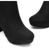 image:imageDREAM PAIRS Womens Stomp High Heel Ankle BootsBlack