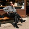 image:imageDREAM PAIRS Womens Stomp High Heel Ankle BootsBlackPu
