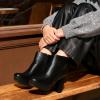 image:imageDREAM PAIRS Womens Stomp High Heel Ankle BootsBlackPu