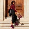 image:imageDREAM PAIRS Womens Stomp High Heel Ankle BootsBurgundy