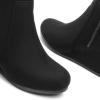 image:imageDREAM PAIRS Womens Suede Low Wedges Ankle BootsBlackSuede