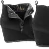 image:imageDREAM PAIRS Womens Suede Low Wedges Ankle BootsBlackSuede