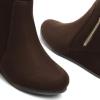 image:imageDREAM PAIRS Womens Suede Low Wedges Ankle BootsCoffeeSuede
