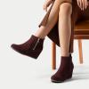 image:imageDREAM PAIRS Womens Suede Low Wedges Ankle BootsCoffeeSuede