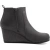 image:imageDREAM PAIRS Womens Suede Low Wedges Ankle BootsGreySuede