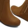 image:imageDREAM PAIRS Womens Suede Low Wedges Ankle BootsTanSuede