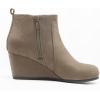 image:imageDREAM PAIRS Womens Suede Low Wedges Ankle BootsTaupeSuede