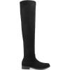 image:imageDREAM PAIRS Womens Thigh High Boots Low Block Heel Casual Fashion Over the Knee BootsBlacksuede