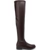 image:imageDREAM PAIRS Womens Thigh High Boots Low Block Heel Casual Fashion Over the Knee BootsBrownpu