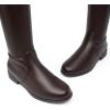 image:imageDREAM PAIRS Womens Thigh High Boots Low Block Heel Casual Fashion Over the Knee BootsBrownpu