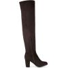 image:imageDREAM PAIRS Womens Thigh High Over The Knee Fashion Boots Block Mid Heel Long Sexy Faux Fur BootsBrown