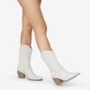image:imageDREAM PAIRS Womens Western Cowboy boots Mid Calf Cowgirl boot Pullon