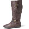 image:imageDREAM PAIRS Womens Wide Calf Knee High Faux FurLined Flat Fashion Winter Boots with Side ZipperSummitwidecalfbrown