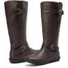 image:imageDREAM PAIRS Womens Wide Calf Knee High Faux FurLined Flat Fashion Winter Boots with Side ZipperSummitwidecalfbrown