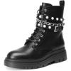 image:imageDREAM PAIRS Womens Fashion Platform Combat Boots Lace Up Lug Sole Goth Ankle Booties ShoesBlack