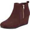 Burgundy/Suede