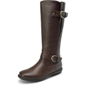 image:imageDREAM PAIRS Womens Faux FurLined Knee High Winter Boots Fall Tall BootsClassic Brown