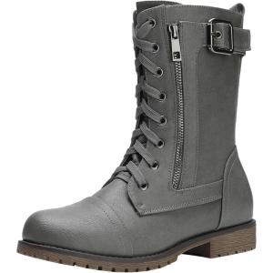 image:imageDREAM PAIRS Womens Mission Drivers BootsGrey