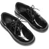 image:imageDREAM PAIRS Boys Girls Dress Shoes Kids School Uniform Formal Casual Oxfords for Toddler Little KidBlackpat