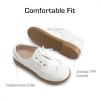 image:imageDREAM PAIRS Boys Girls Dress Shoes Kids School Uniform Formal Casual Oxfords for Toddler Little KidWhite