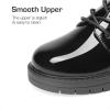image:imageDREAM PAIRS Boys Girls Dress Shoes Kids Uniform Formal Classic Oxfords Laceup for Toddler Little Big KidBlackpat