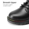 image:imageDREAM PAIRS Boys Girls Dress Shoes Kids Uniform Formal Classic Oxfords Laceup for Toddler Little Big KidBlackpu
