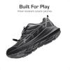 image:imageDREAM PAIRS Boys Girls Running Shoes Kids Athletic Lightweight Breathable Gym School ShoesAll Black