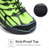image:imageDREAM PAIRS Boys Girls Running Shoes Kids Athletic Lightweight Breathable Gym School ShoesNeon GreenBlack